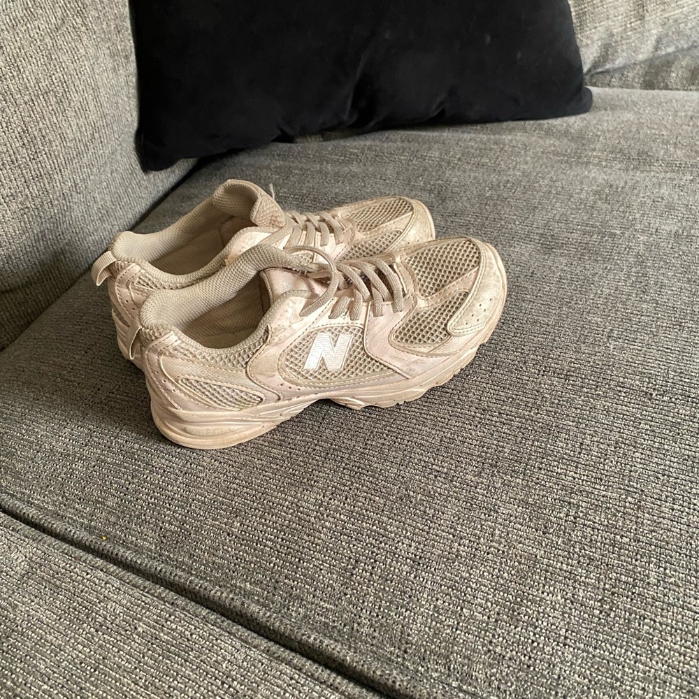 Beige Athletic Sneakers